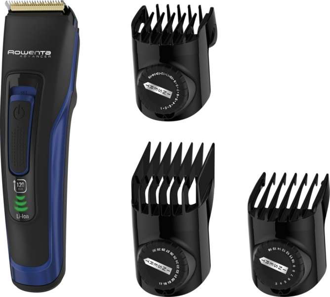 Машинка для стрижки волос Advancer TN5220F0 Rowenta Advancer TN5220F0, цвет черный/синий - фото 1